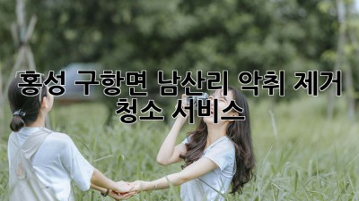 홍성 구항면 남산리 악취 제거 청소 서비스