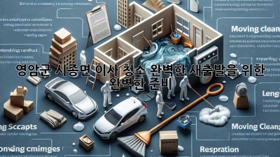 영암군 시종면 이사 청소: 완벽한 새출발을 위한 완벽한 준비!